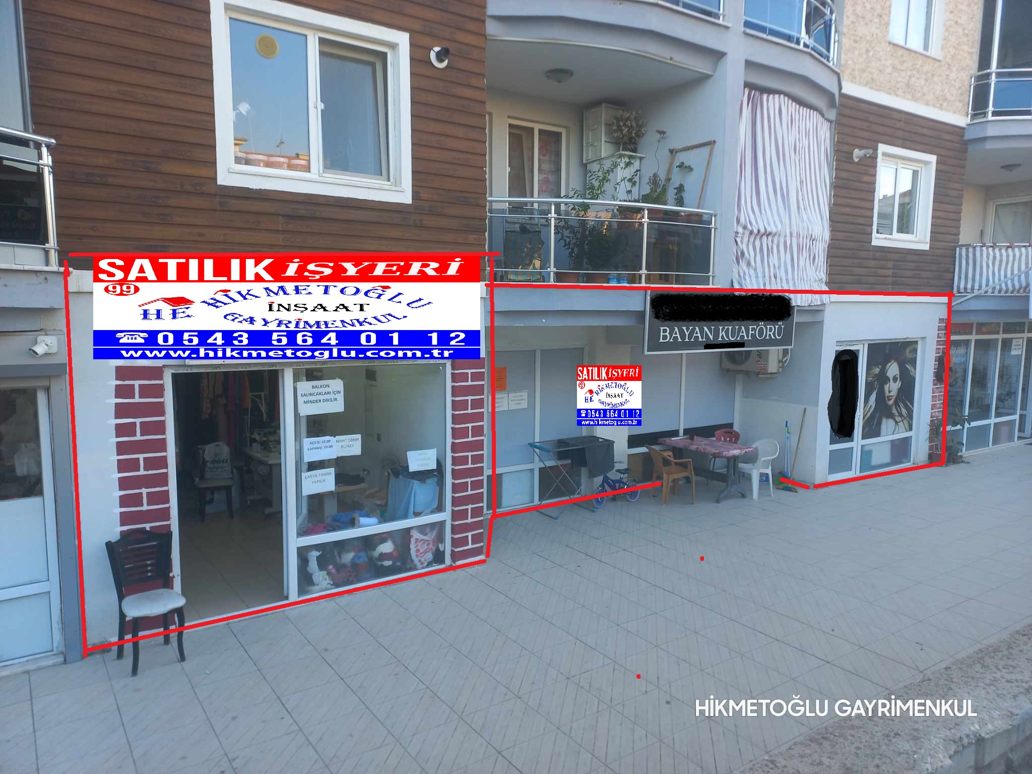 KARAHASANLI  MAHALLESİNDE SATILIK İŞYERLERİ 