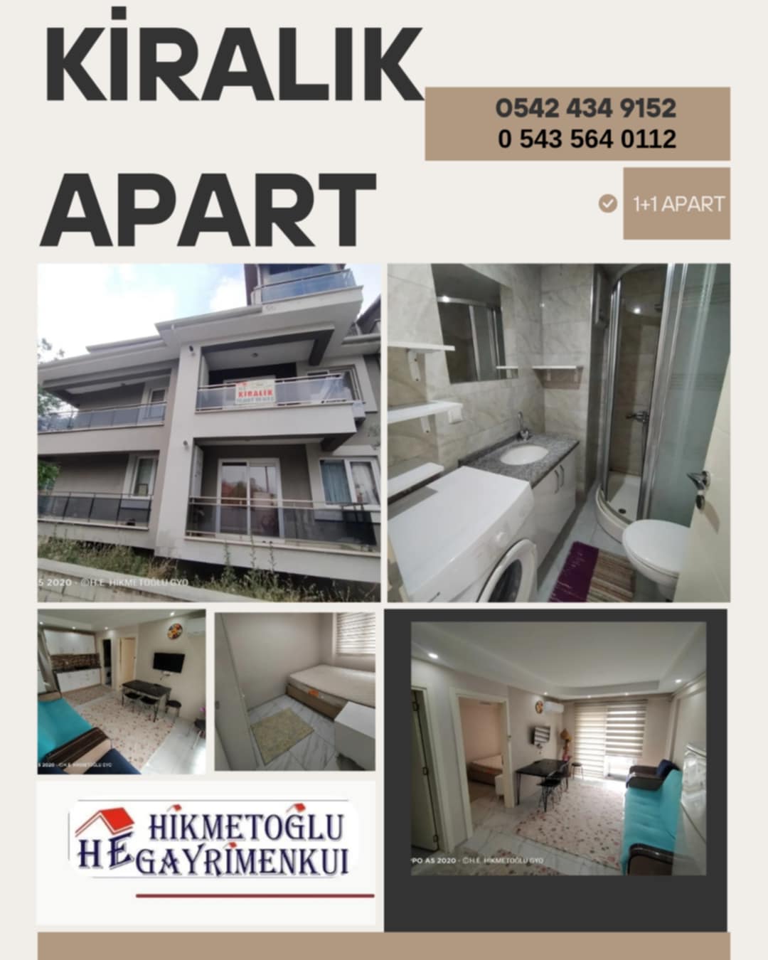 ZEYTİNKÖY MAH. KİRALIK 1+1 APART