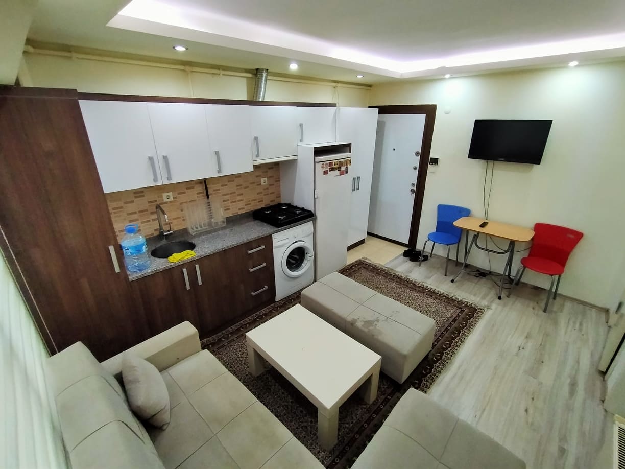 PAMUKKALE BELEDİYESİ YANI EŞYALI 1+1  KİRALIK APART 