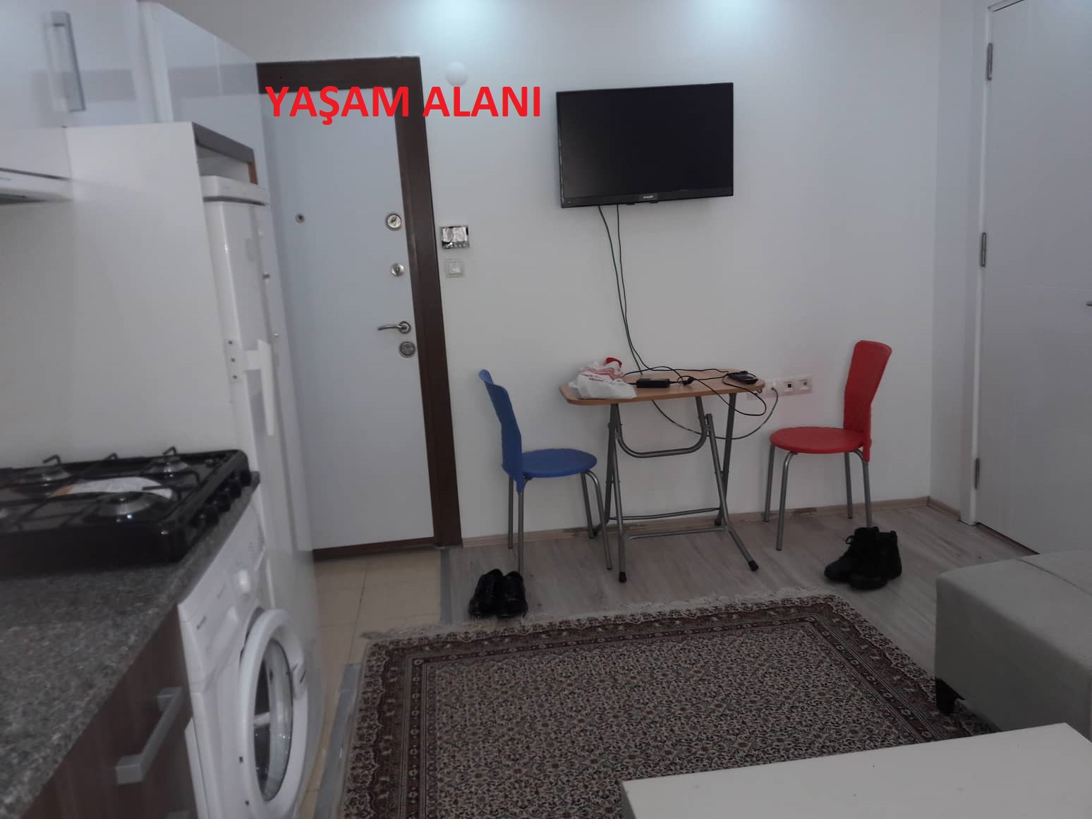 PAMUKKALE BELEDİYESİ YANI EŞYALI 1+1  KİRALIK APART 